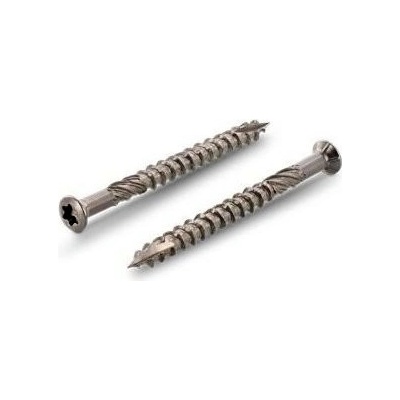 Terasový vrut 5x50 nerez C1 AISI 410, se zesíleným tělem, čočkovitá hlava, TORX