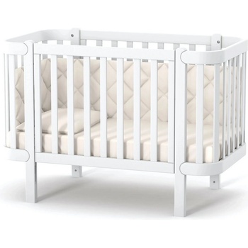 Veres Бебешка кошара от бук Монако ЧИСТО БЯЛО 60/120 см
