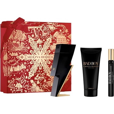 Carolina Herrera Bad Boy Eau De Toilette 100ML + Shower Gel 100ml + 10ML Female