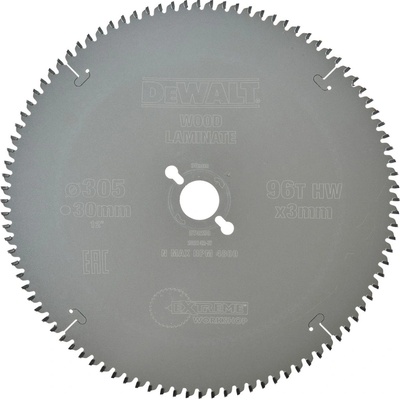 DeWalt DT4290 - 305x30mm, 96Z, extra jemný rez pre D27113
