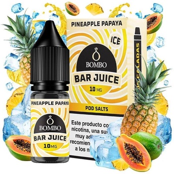 Bombo Bar Juice Pineapple Papaya Ice Nic Salts 10ml