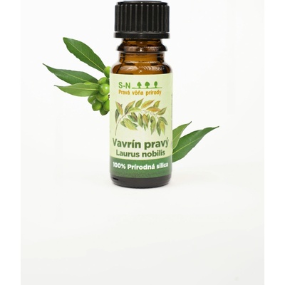 Slow natur Éterický olej Vavrín pravý Laurus nobilis silica 10 ml