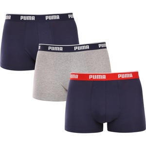 PUMA Пакет от три - мъжки боксерки Puma многоцветни Puma | Cheren Sin Siv Mnogotsveten | МЪЖЕ | XL