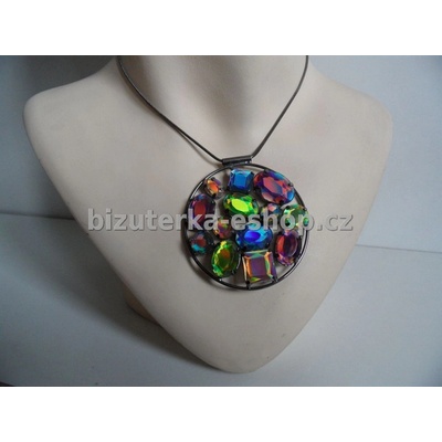 bizuterka-eshop.cz s přívěškem barevný BZ-03548