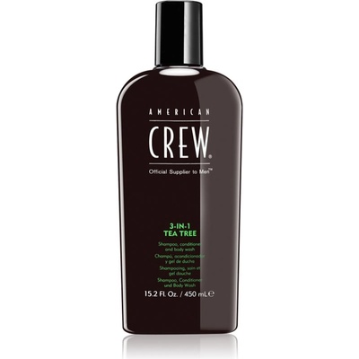 American Crew Hair & Body 3-IN-1 Tea Tree шампоан, балсам и душ гел 3 в 1 за мъже 450ml