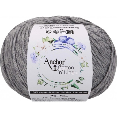 Anchor Cotton ‚n‘ Linen 7 Šedá