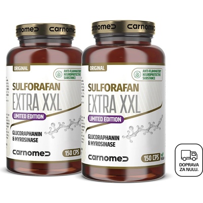CarnoMed 2x Sulforafan EXTRA XXL 150 kapsúl
