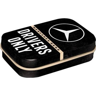 NOSTALGIC ART krabička MERCEDES Drivers Only black