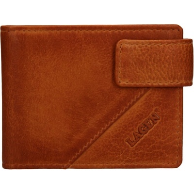 Lagen vizitkář kožený koňakový RX-10/D caramel/grey – Zboží Živě