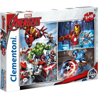 Clementoni 25203 Avengers 3 x 48 dílků