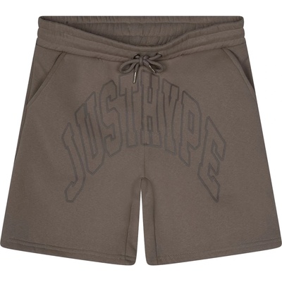 Hype Поларени къси панталони Hype Men's Fleece Jogger Shorts - Brown