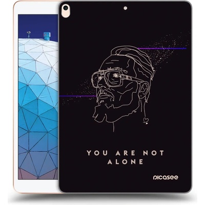 Picasee silikónový prehľadný obal Apple iPad Air 10.5 2019 3.generace You are not alone