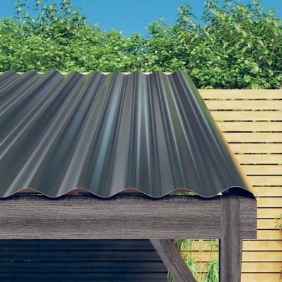 VidaXL Střešní panely 60 x 36 cm pozinkovaná ocel antracit 36 ks