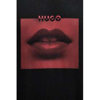 HUGO Памучна тениска HUGO Deterni (50544496)