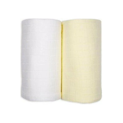 Lodger Swaddler Solid 110 x 110 cm Cloud Dancer/Butter 2 ks