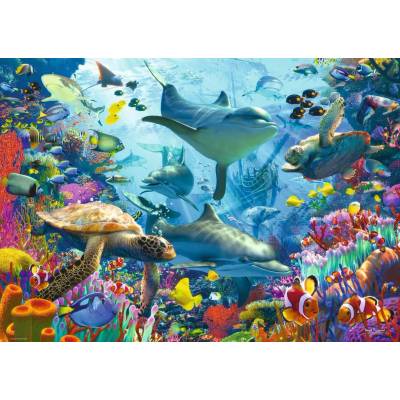 Ravensburger - Puzzle Coral Reef Retreat - 1 000 piese