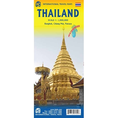 ITMB Publishing mapa Thailand 1:1 mil. ITM