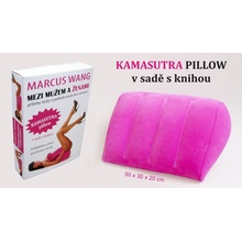 Kamasutra pillow v sadě s knihou Mezi mužem a ženami - Wang Marcus