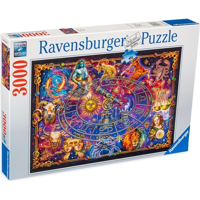 Ravensburger Пъзел Ravensburger от 3000 части - Зодиакални знаци (16718)