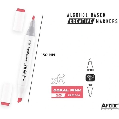 Artix Chromax Coral Pink 16