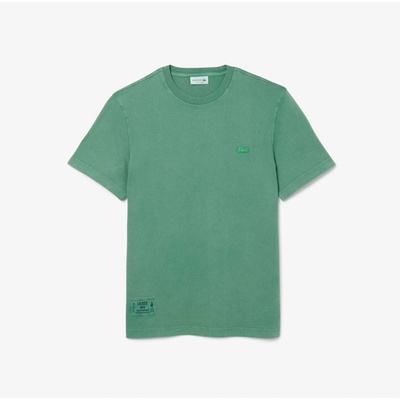Lacoste Тениска Lacoste Men's Washed Effect Heavy Jersey T-Shirt - Green 132