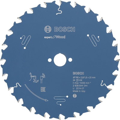 Bosch Pílový kotúč Expert for Wood 190 x 20 x 2,6 mm, 24 1ks 2608644044