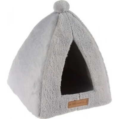 M-PETS YULL Tipi - Плюшена къща "Иглу", сива 37 х 37 х 37 см - 20300312