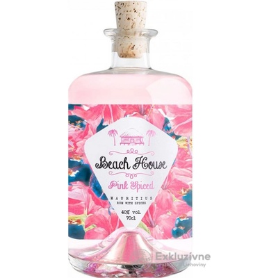 Beach House Pink Spiced 40 % 0,7 l (čistá fľaša)