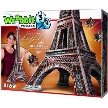 Wrebbit 3D Puzzle Eiffelova veža 816 ks