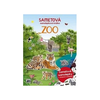 Sametová samolepková knížka - Zoo