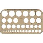 KOH-I-NOOR Stencil circle 74916100000 (30)