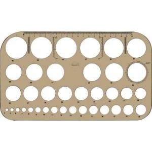 KOH-I-NOOR Stencil circle 74916100000 (30)