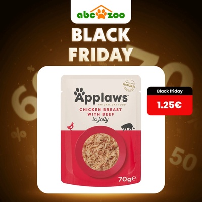 Applaws s kuracími prsiami a hovädzím v želé 70 g