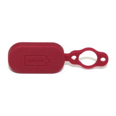 Xiaomi Mi Electric Scooter 1S, 2 M365, Essential, Pro, Pro 2 - Gumená Krytka Nabíjacieho Konektora (Red), Red
