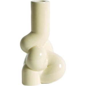 Hay Свещник за класическа свещ W&S Soft пастелно жълт (AB559-B045)