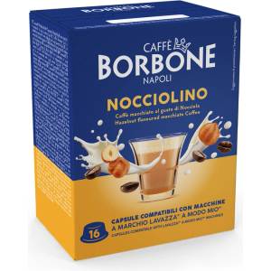 Caffè Borbone Caffe Borbone Nocciolino Hazelnut кафе капсули за Lavazza A Modo Mio 16 бр