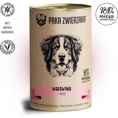 Paka Zwierzaka Adult hovädzie a sleď 400 g