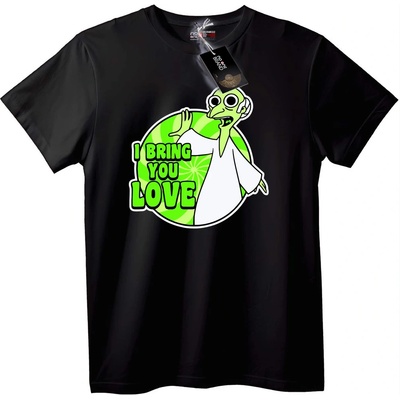 NOONEBRAND Тениска Нося Ти Любов - M, Black