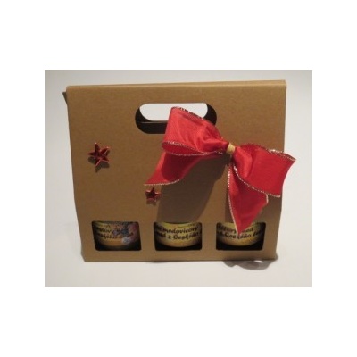 Včelařství Thomayer Dárkové medy medovicový, květový a květový pastový 3 x 250 g