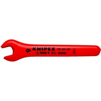 Knipex klíč plochý jednostranný 9mm izolovaný 1000V VDe máčené 98 00 09