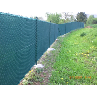 GTEX Stínící tkanina na plot rašlový úplet 90 %, 110 g/m², 125 cm × 25 m, zelená