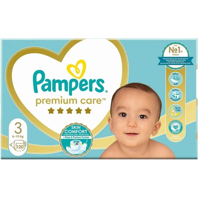 Pampers Premium Care 3 - 120 броя