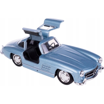 WELLY MERCEDES-BENZ 300SL MODEL KOV SVĚTLE MODRÁ 1:34