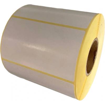 Papierová Etiketa 90 mm x 50 mm, Pololesklý papier, Biela, Dutinka 40 mm, 1000 ks/kotúč, Odlepiteľné lepidlo, Priemer kotúča 100 mm