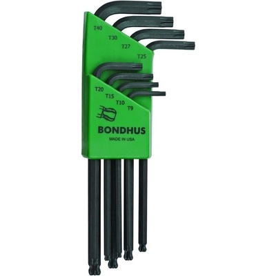 Bondhus LTX8 11332 Kľúč L T09-T40 torx s guličkou 8- dielna sada