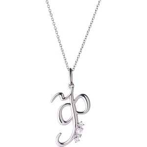 Silenti Jewelry Сребърно колие "Ф