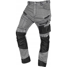 Neo Tools pracovní kalhoty DENIM zesílení Oxford šedé