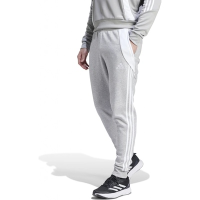 adidas Bavlněné tepláky Tiro 24 sweat tmavě šedivo bílé