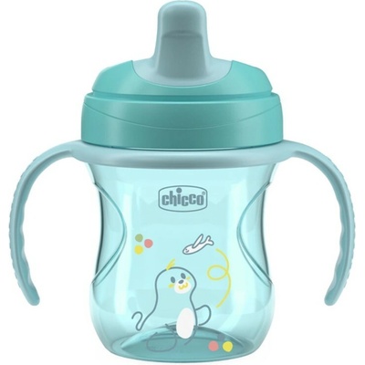 Chicco Training Cup tréningový hrnček s držadlami Pink 200 ml