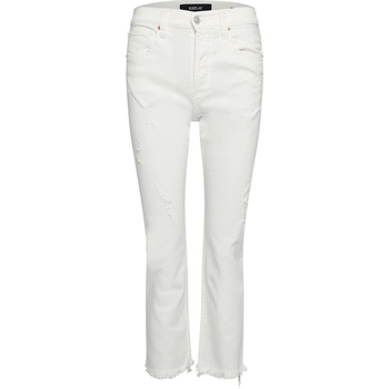 Replay Дънки Replay Maijke Straight-Fit Cropped Jeans - White